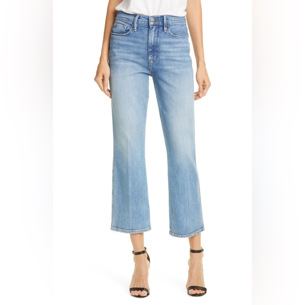 FRAME Le Sylvie High Waist Kick Boot Crop Jeans Women’s